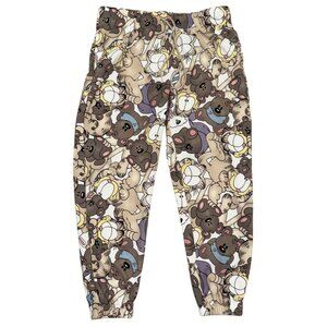 Nickelodeon Garfield Print Jogger Pants XL Elastic Drawstring Waist Mens Womens